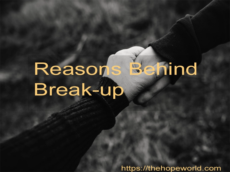 Reasons behind breakup